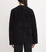Toteme Black Shearling Teddy Jacket