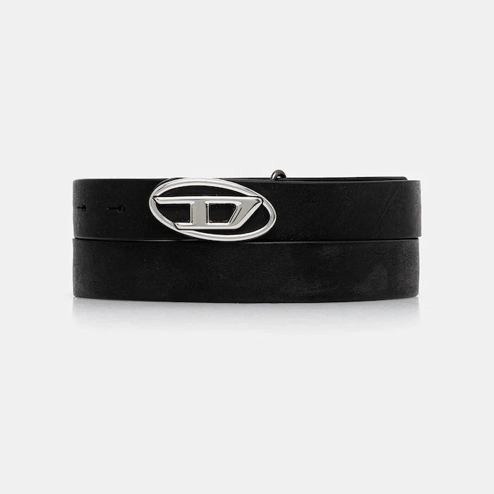 Кожен колан Diesel OVAL D LOGO B-1DR-LAYER