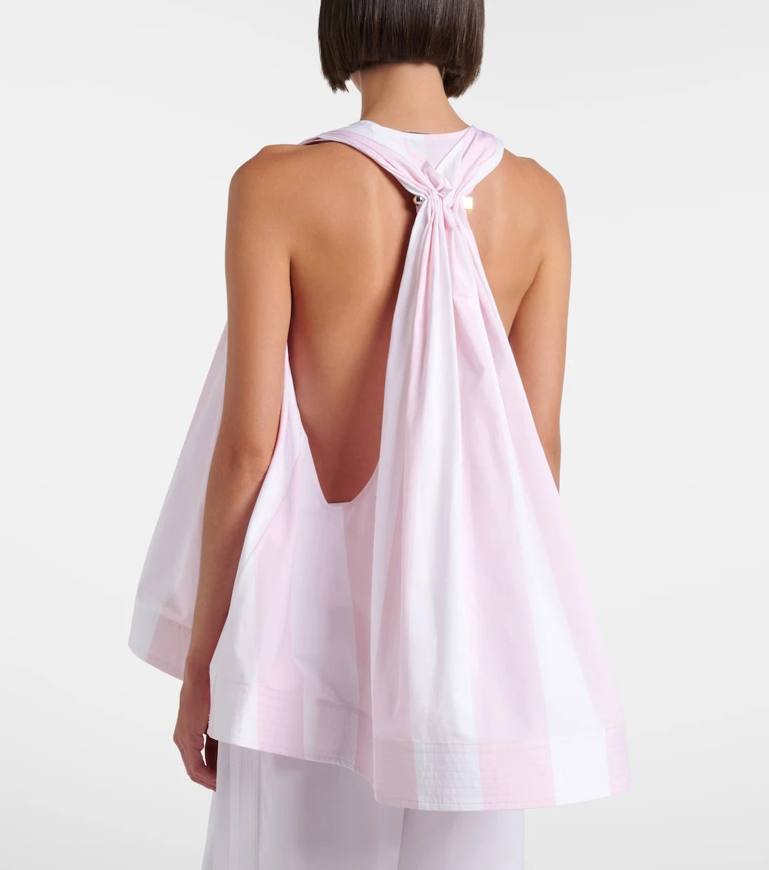 Jacquemus - Norma striped cotton poplin top
