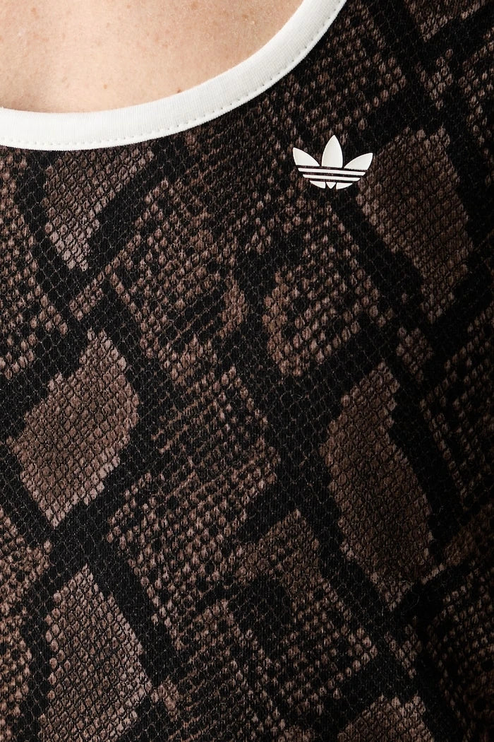 pamuk ve elastanlı adidas Originals elbise