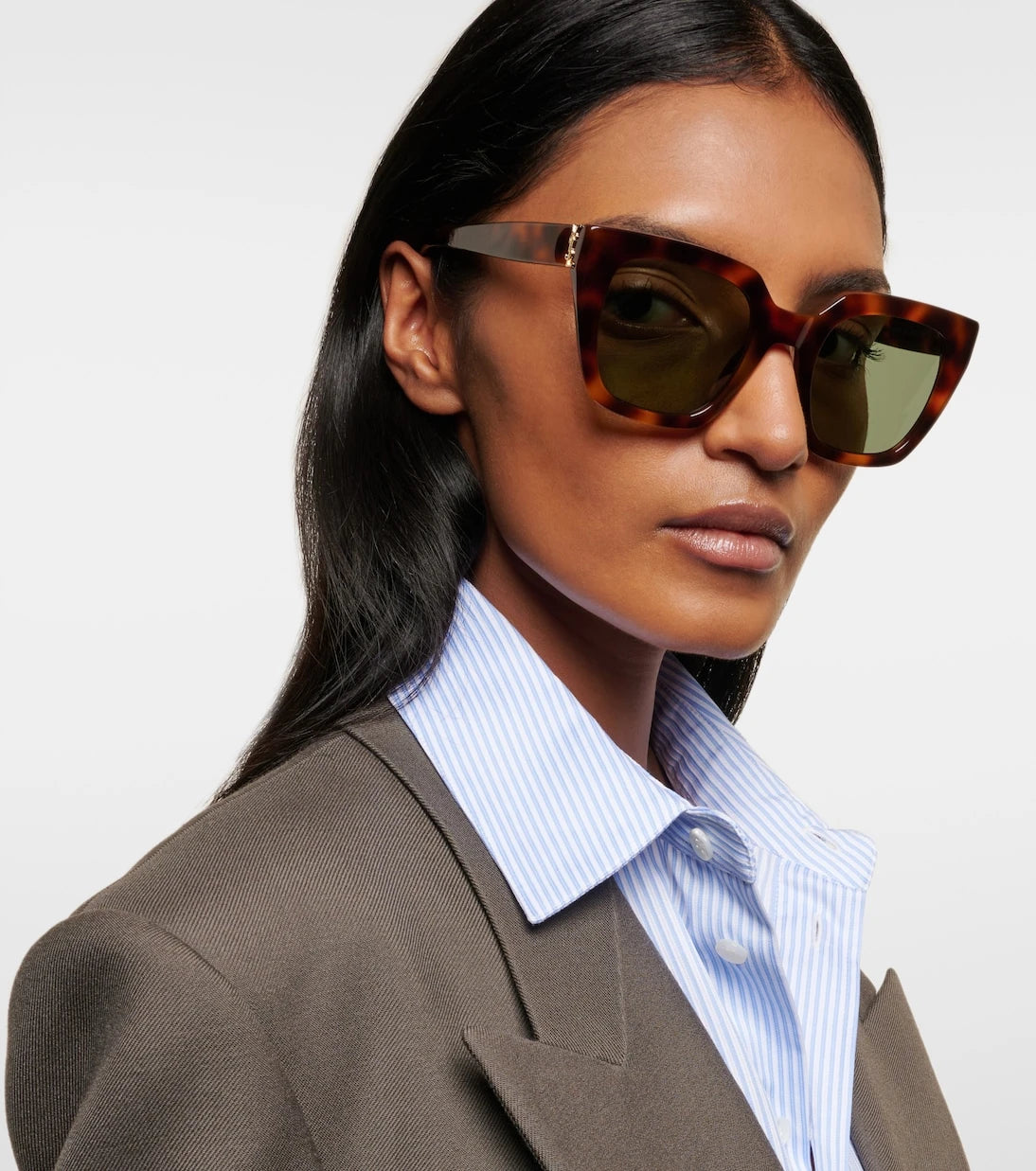 Saint Laurent - Monogram oversized sunglasses