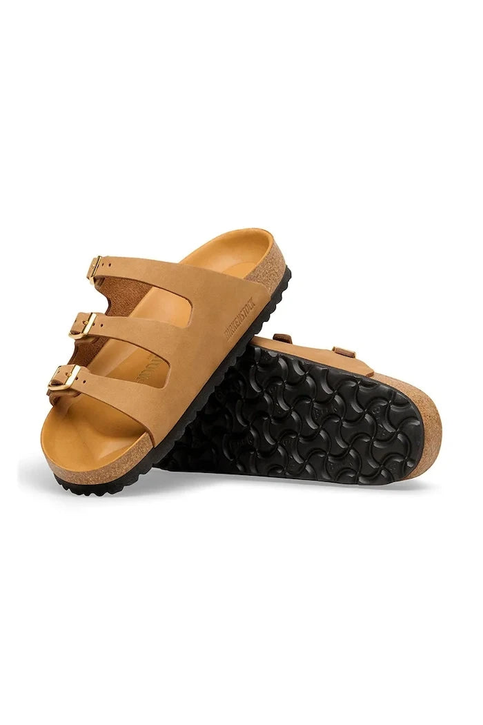 Birkenstock Düz Taban Kadın Nubuk Florida Terlik