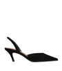 Suede Sofia Slingback Pumps 60