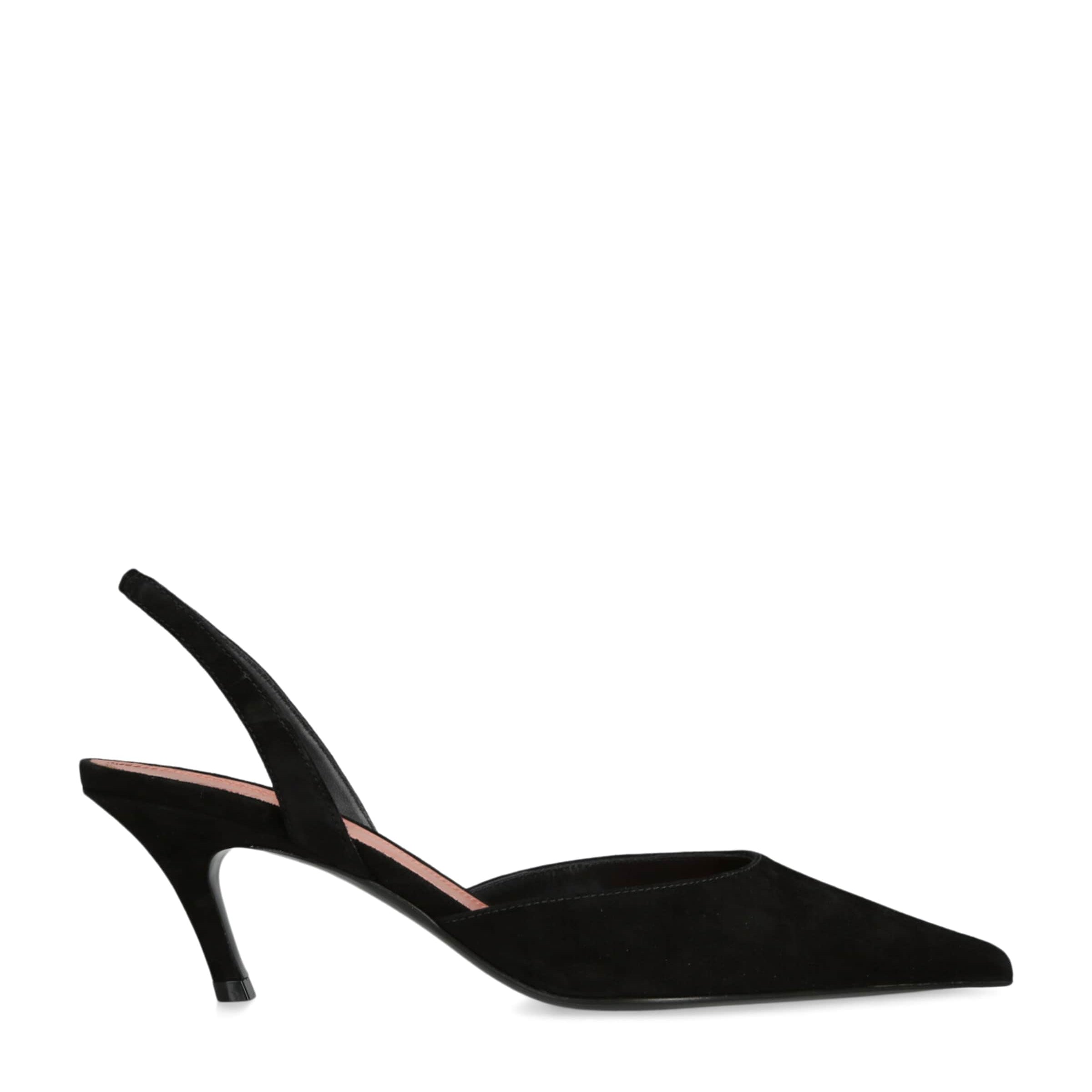 Suede Sofia Slingback Pumps 60