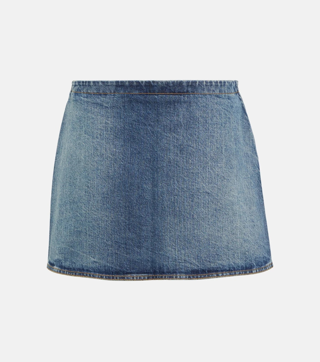 Alaïa - Denim miniskirt