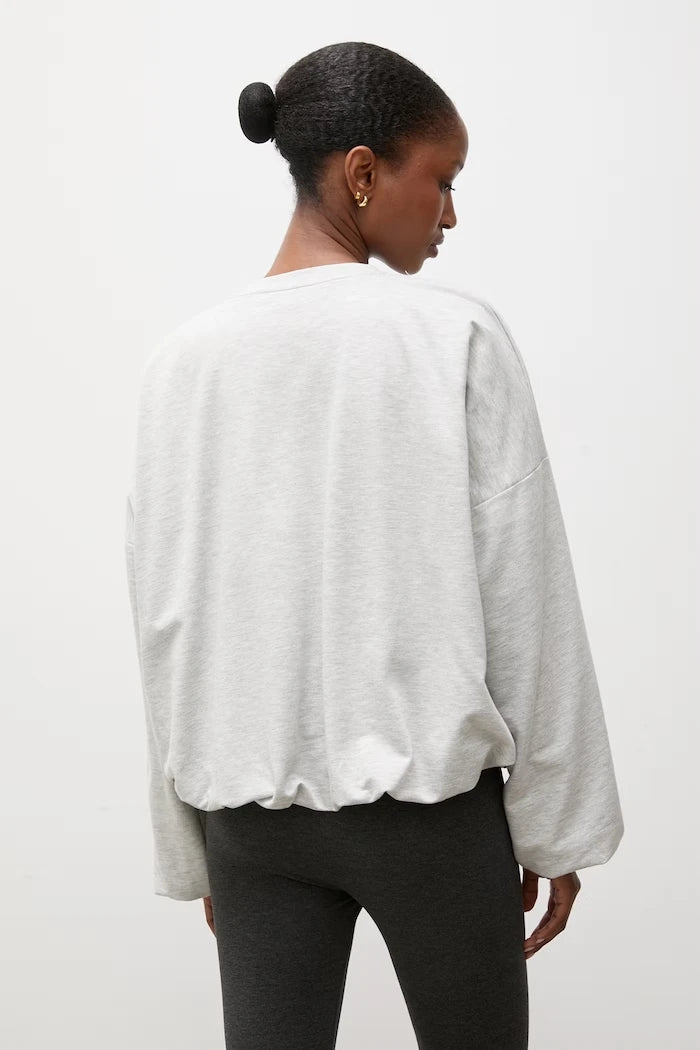 Pamuklu kadın sweatshirt