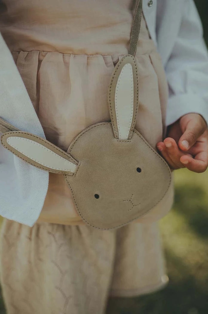 Donsje Britta Classic Purse Bunny Çocuk Deri Çanta