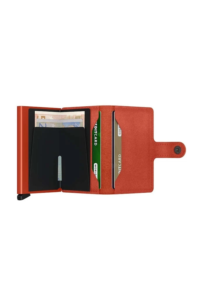 Кожен портфейл Secrid Miniwallet Original Orange