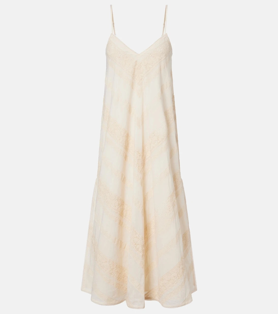 Juliet Dunn - Embroidered cotton midi dress