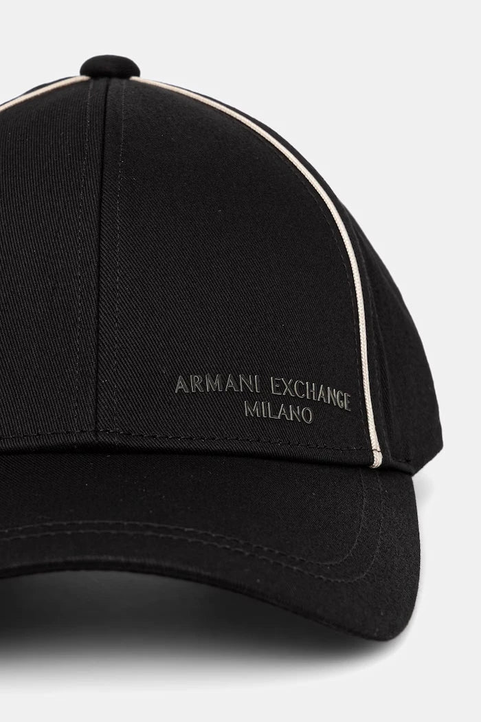 Armani Exchange Бейзболна шапка мъжка памучна