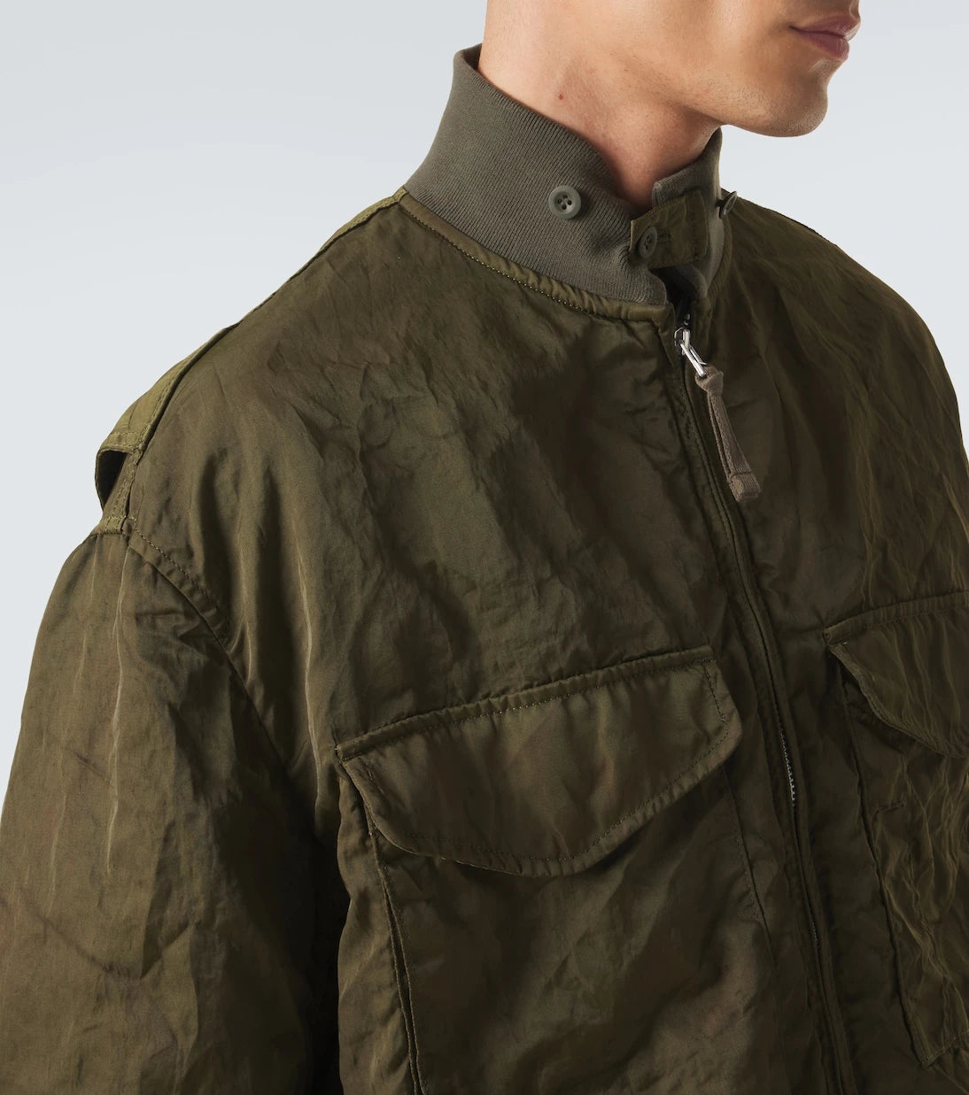 Comme des Garçons Homme - جاكيت بومبر بسحاب