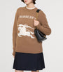 Beige Wool-Cashmere Logo Sweater