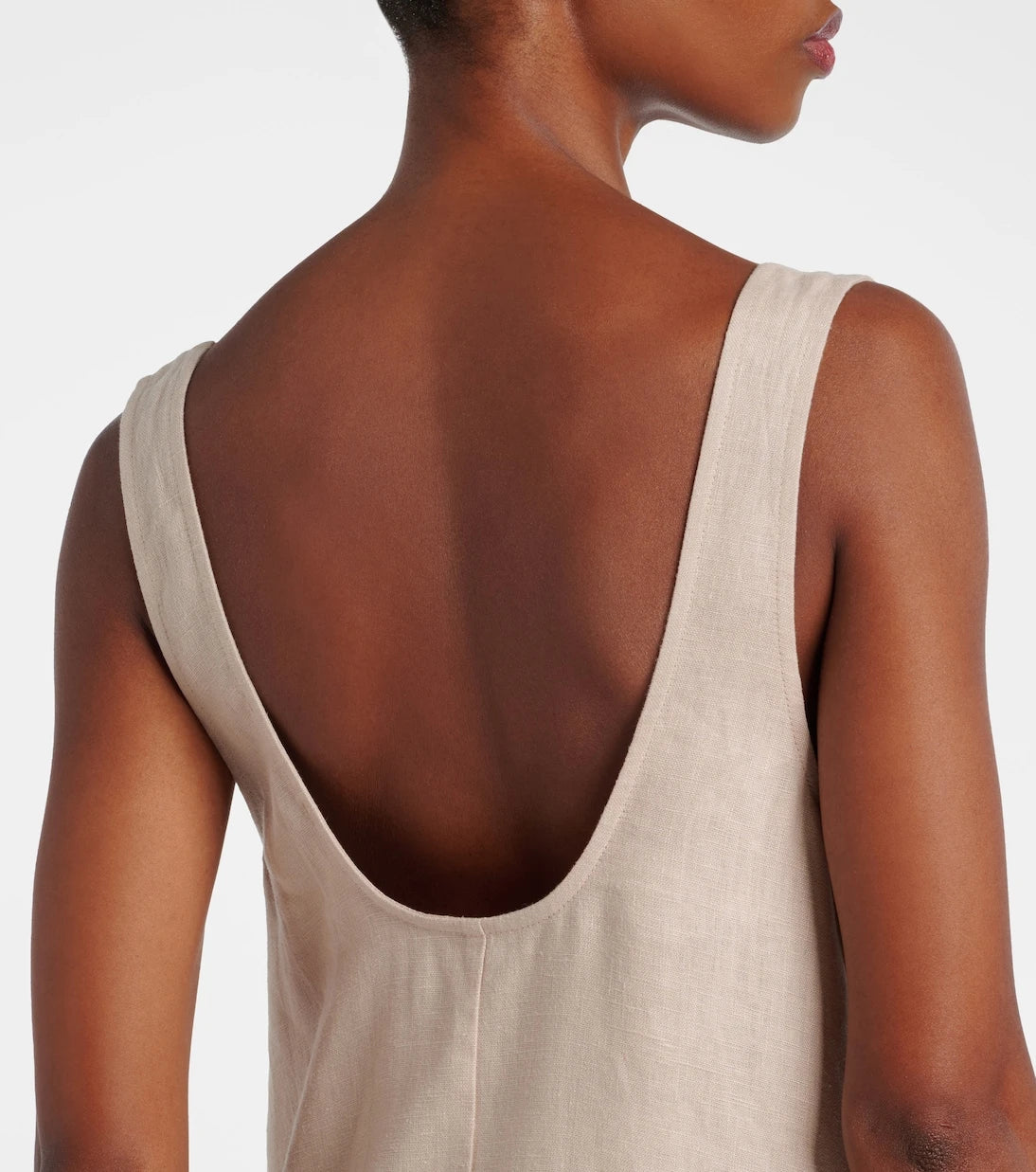Asceno - Capri linen maxi dress