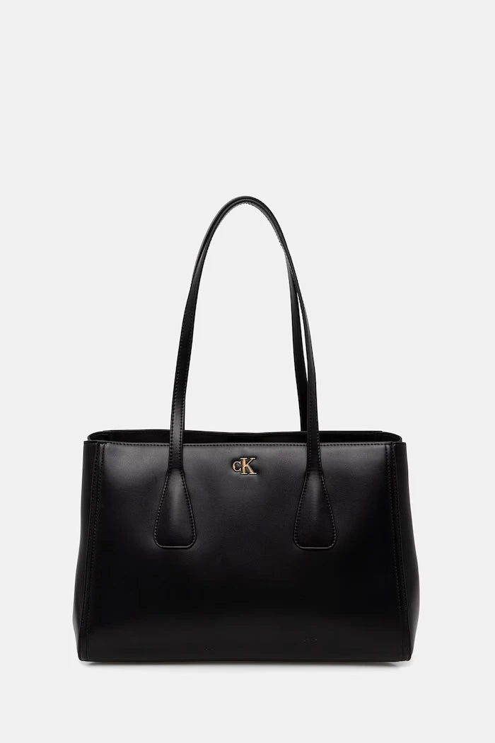 Calvin Klein suni deri kadın alışveriş çantası