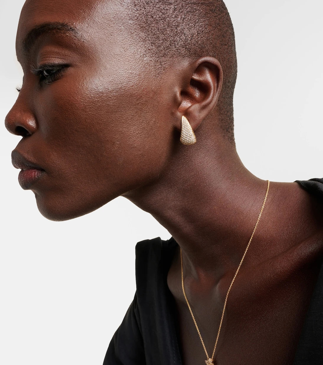 Anita Ko - Claw 18kt gold earrings with diamonds