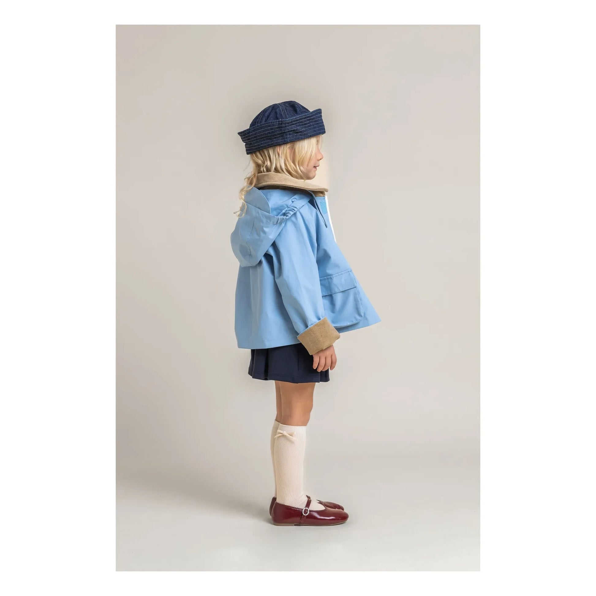 Flotte - Archivito Recycled Fiber Waterproof Jacket | Light blue