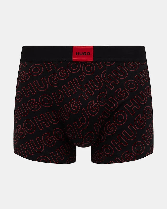 HUGO erkek pamuklu elastanlı dar boxer TRUNK TRP GALAXY DES 3’lü