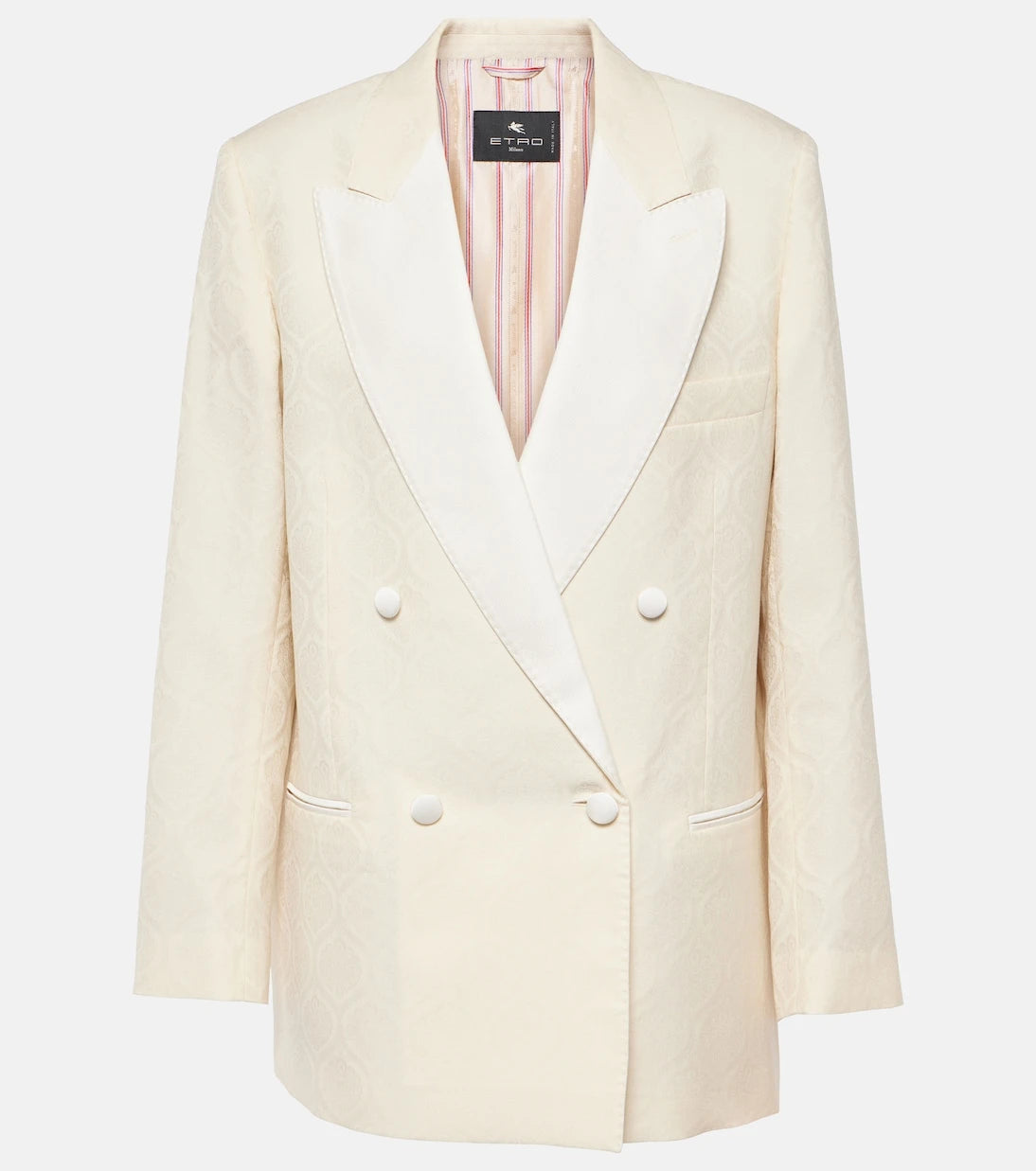 Etro - Floral cotton and wool jacquard blazer