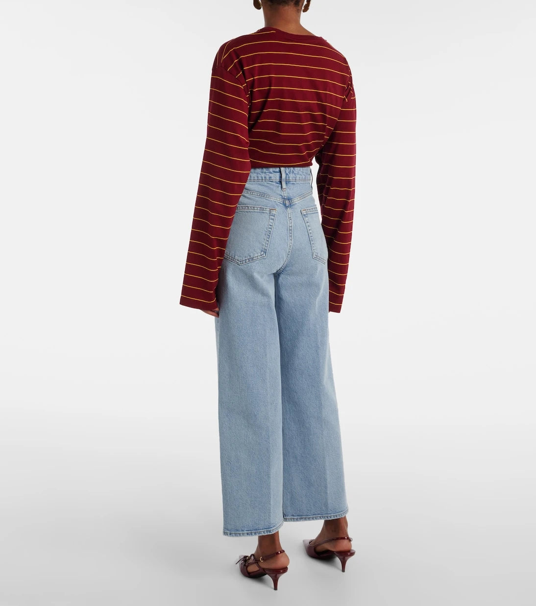 Frame - The Wide high-rise wide-leg jeans