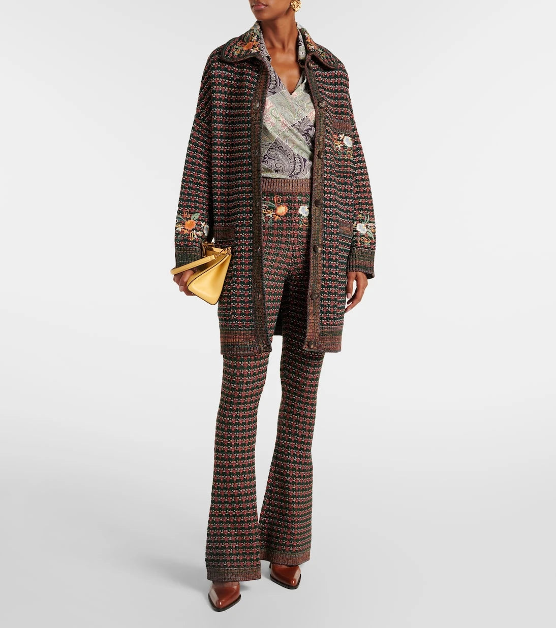 Etro - معطف مطرز