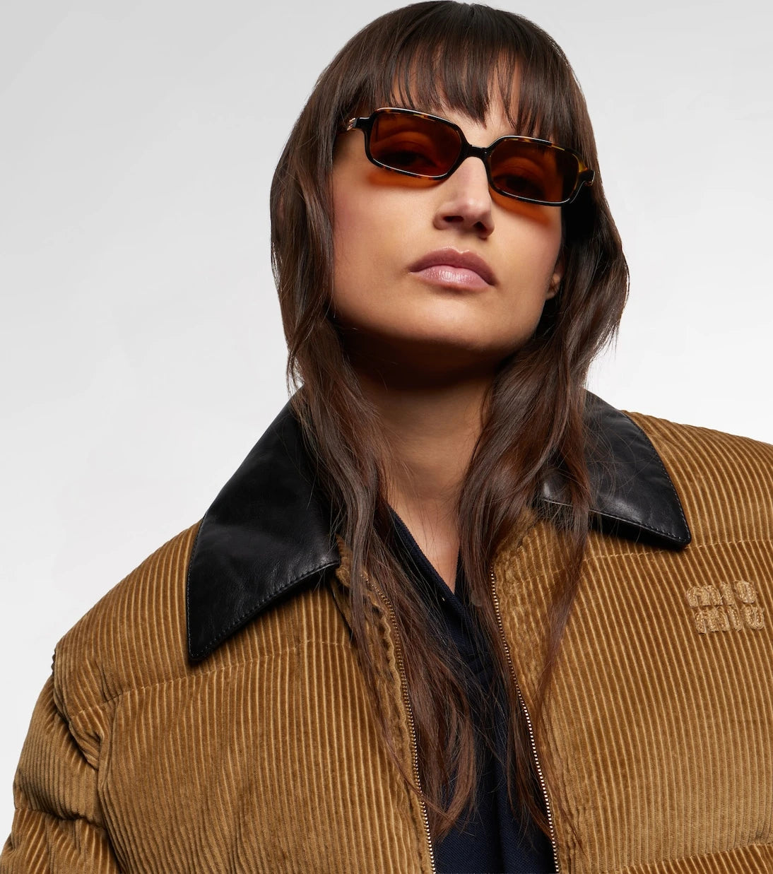 Miu Miu - نظارات شمسية مستطيلة Miu Regard