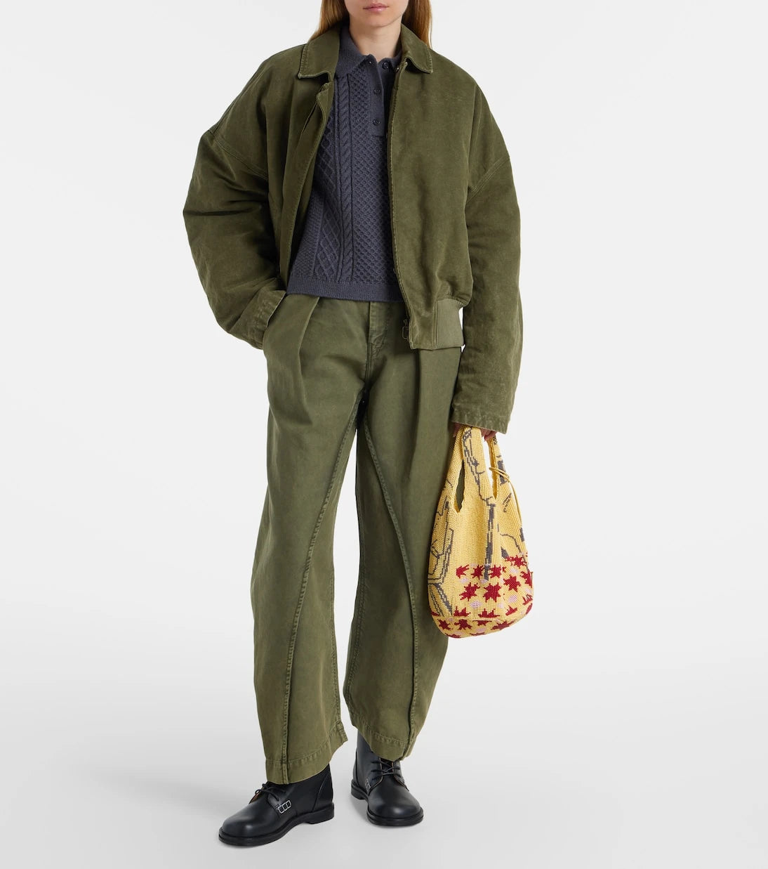 JW Anderson - Leather lace-up boots