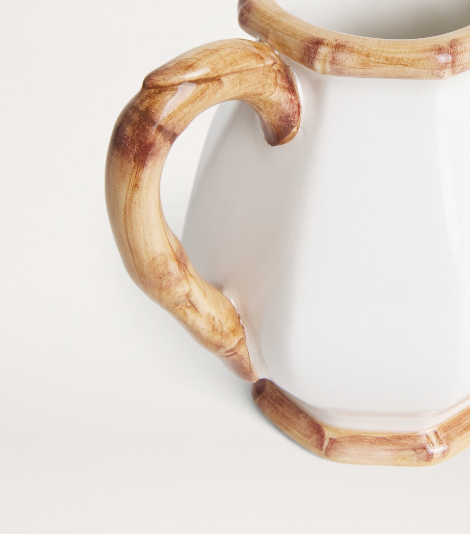 Ceramic Bamboo Milk Jug