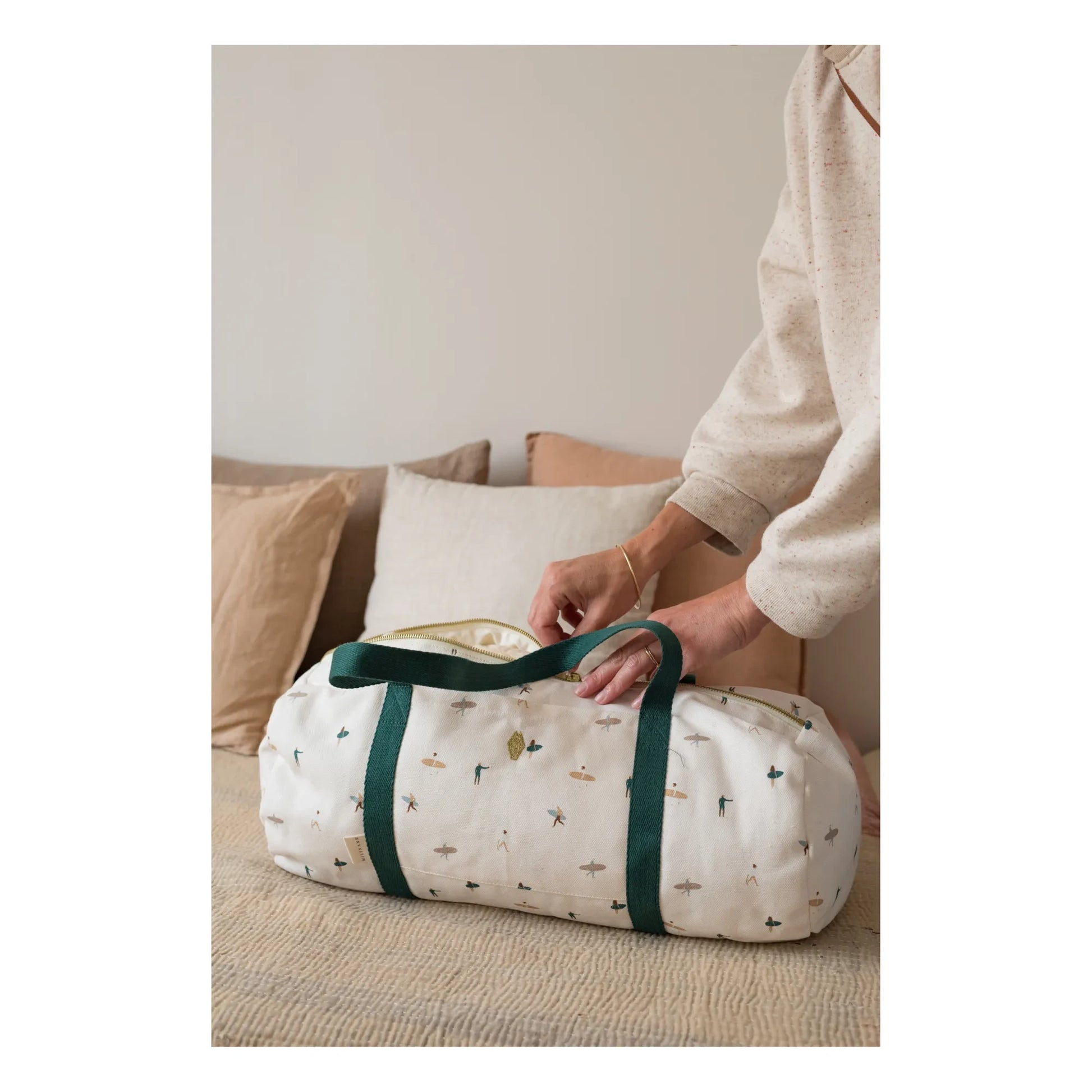 Milinane - Paola Bowling Bag | White