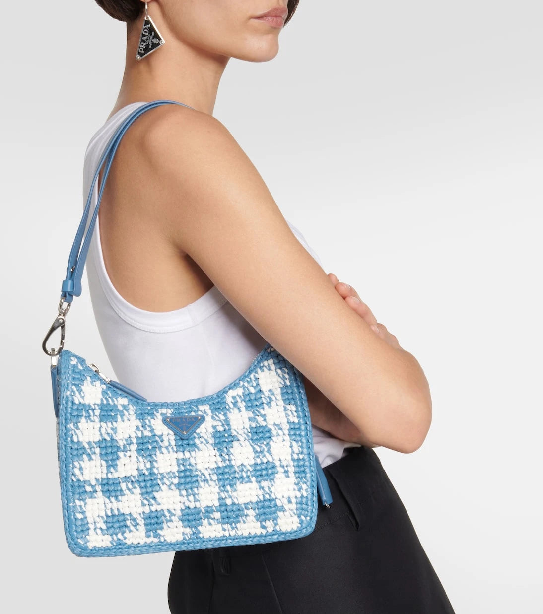 Prada - Re-edition Mini crochet bag