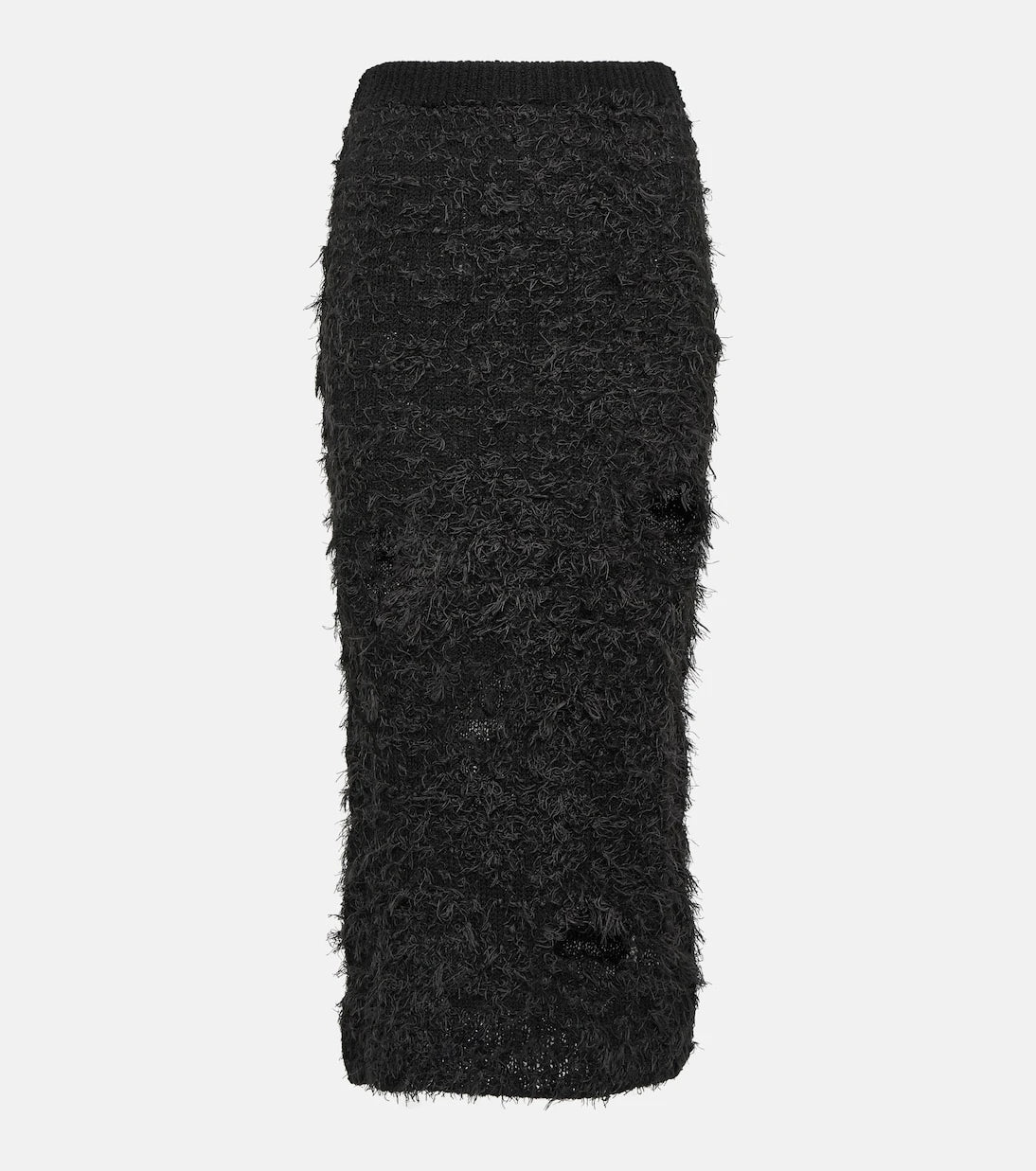 Acne Studios - Cutout wool-blend midi skirt