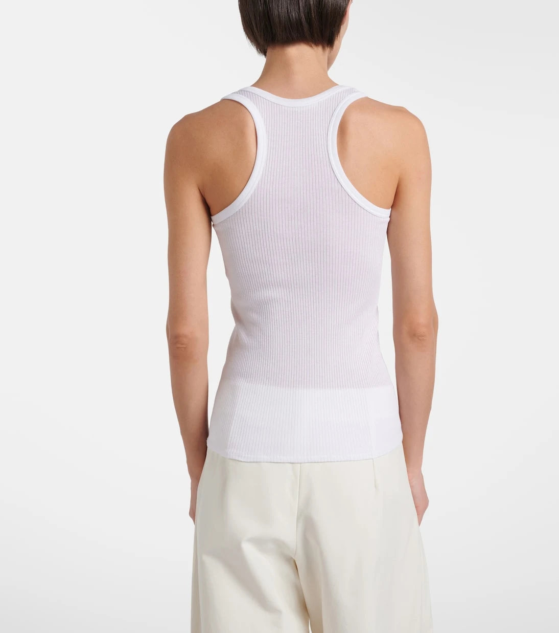 The Row - Cendrea ribbed-knit cotton tank top