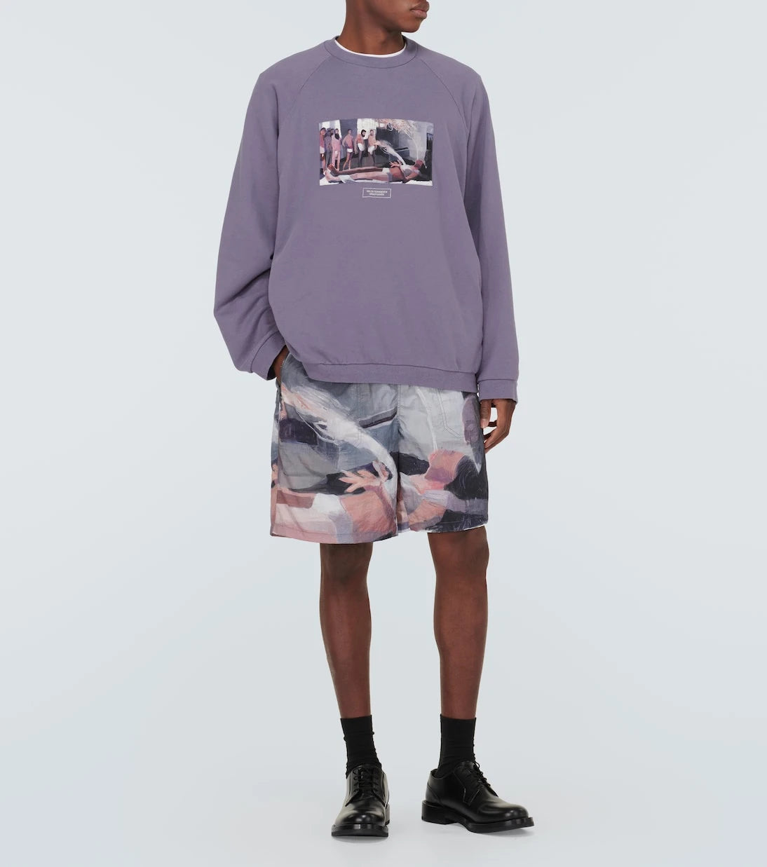 Undercover - x Helen Verhoeven printed shorts
