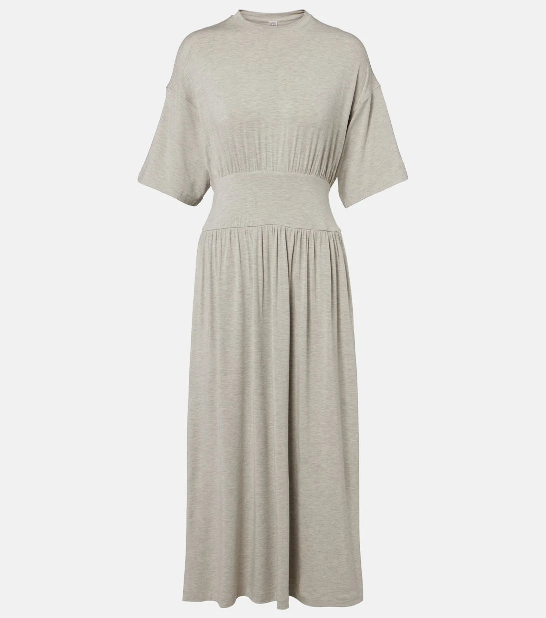 Toteme - Jersey gathered midi dress