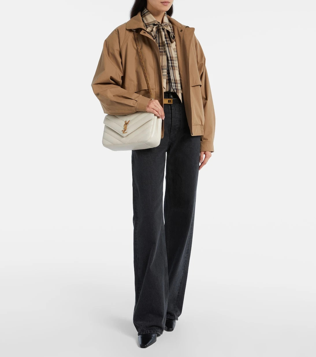 Saint Laurent - Loulou Medium leather shoulder bag