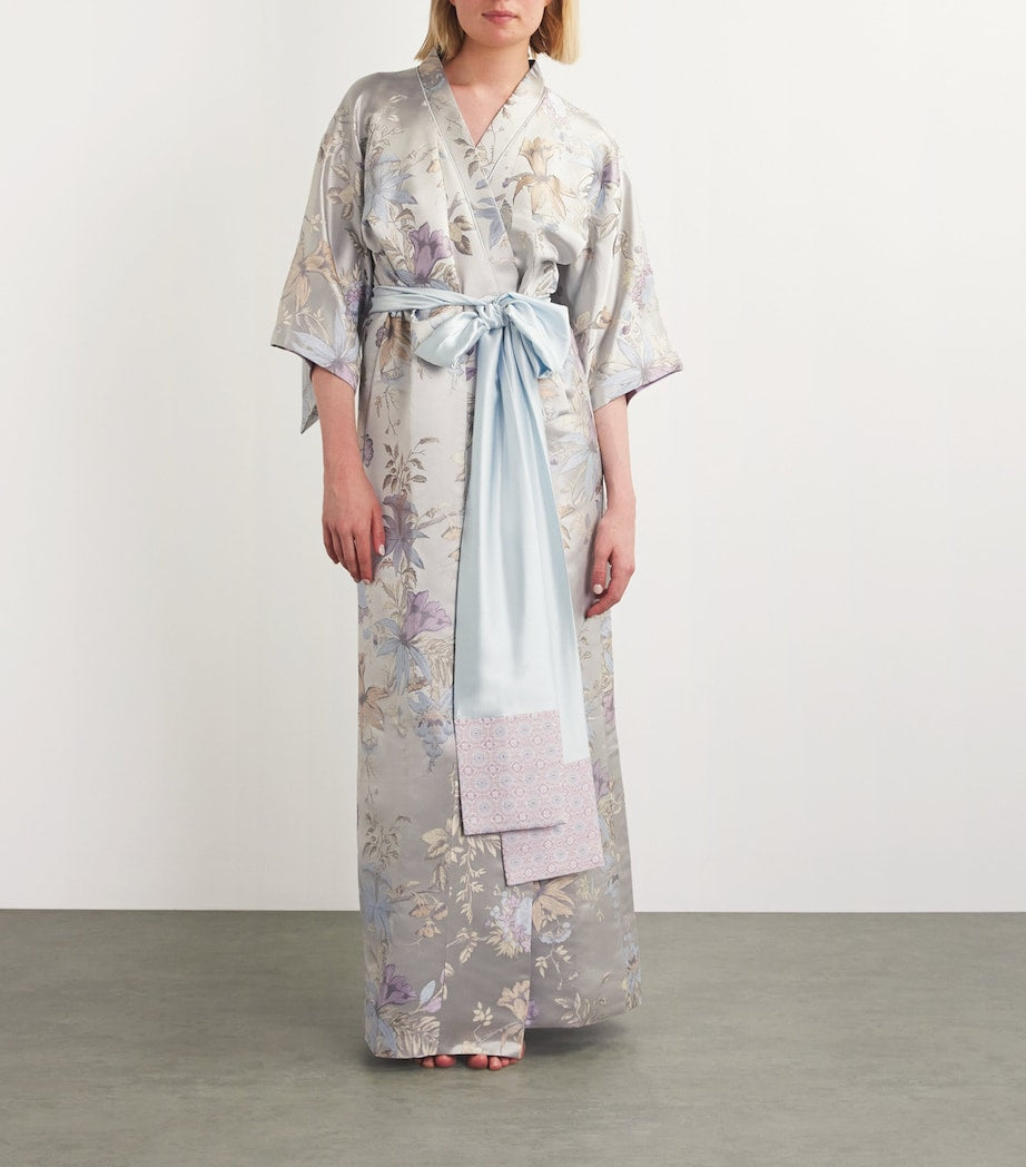 Silk Floral Kimono