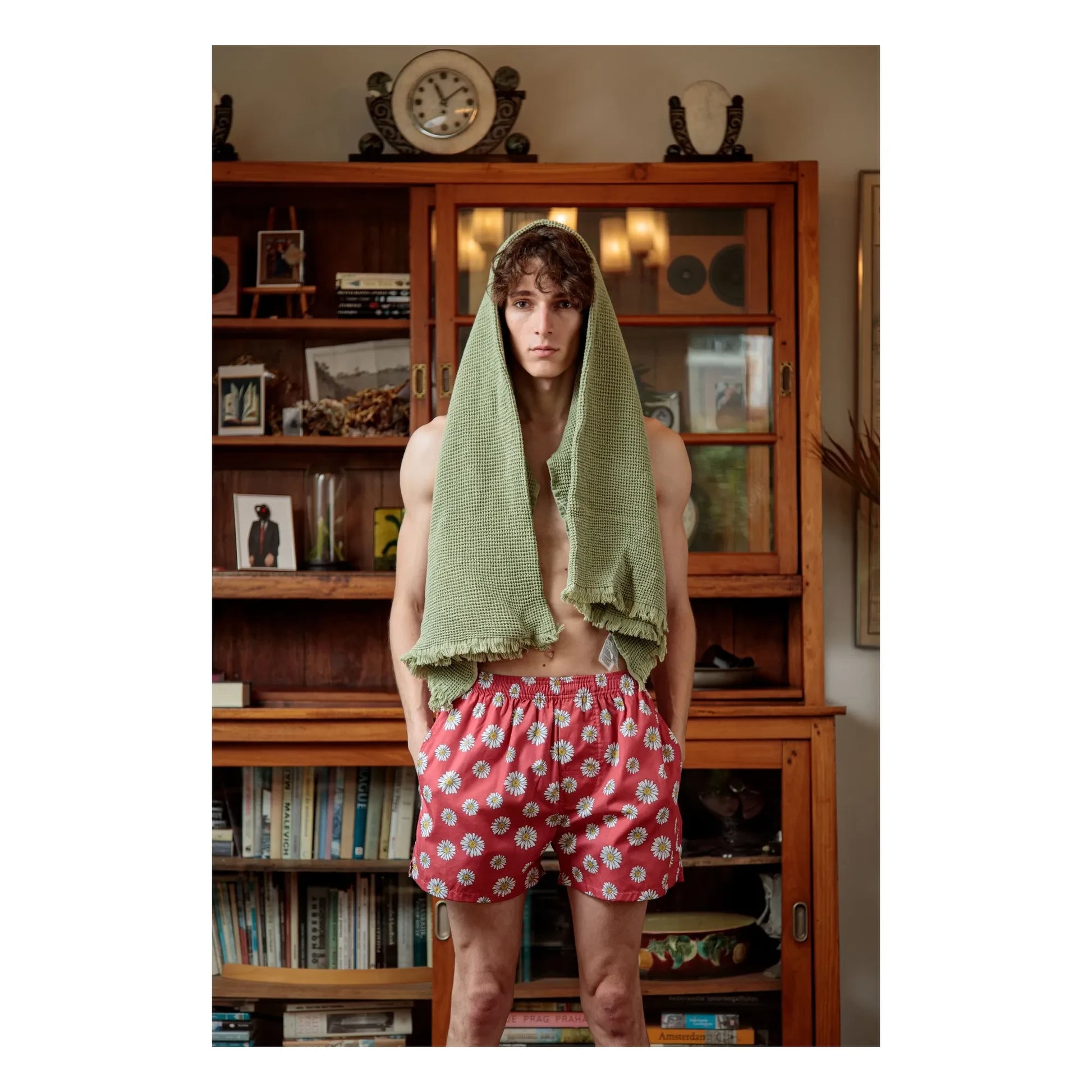 Pockies - Red Flowers boxer shorts | Red