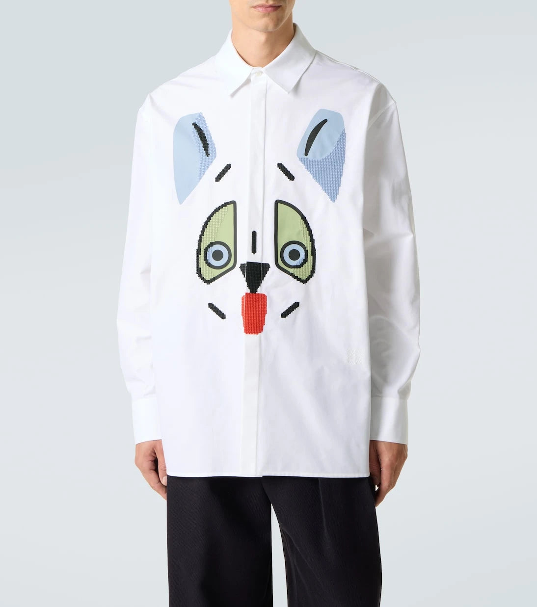 Loewe - x Louis Wain cotton Oxford shirt