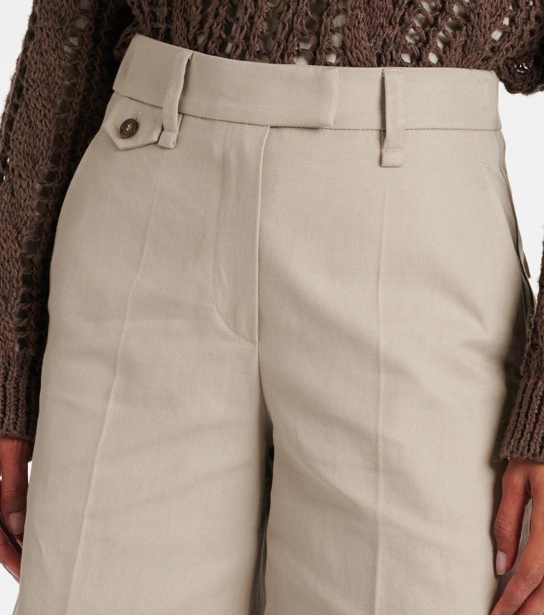 Brunello Cucinelli - Cotton and linen Bermuda shorts