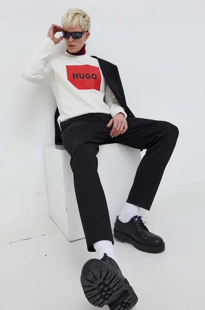 HUGO Pamuklu Sweatshirt