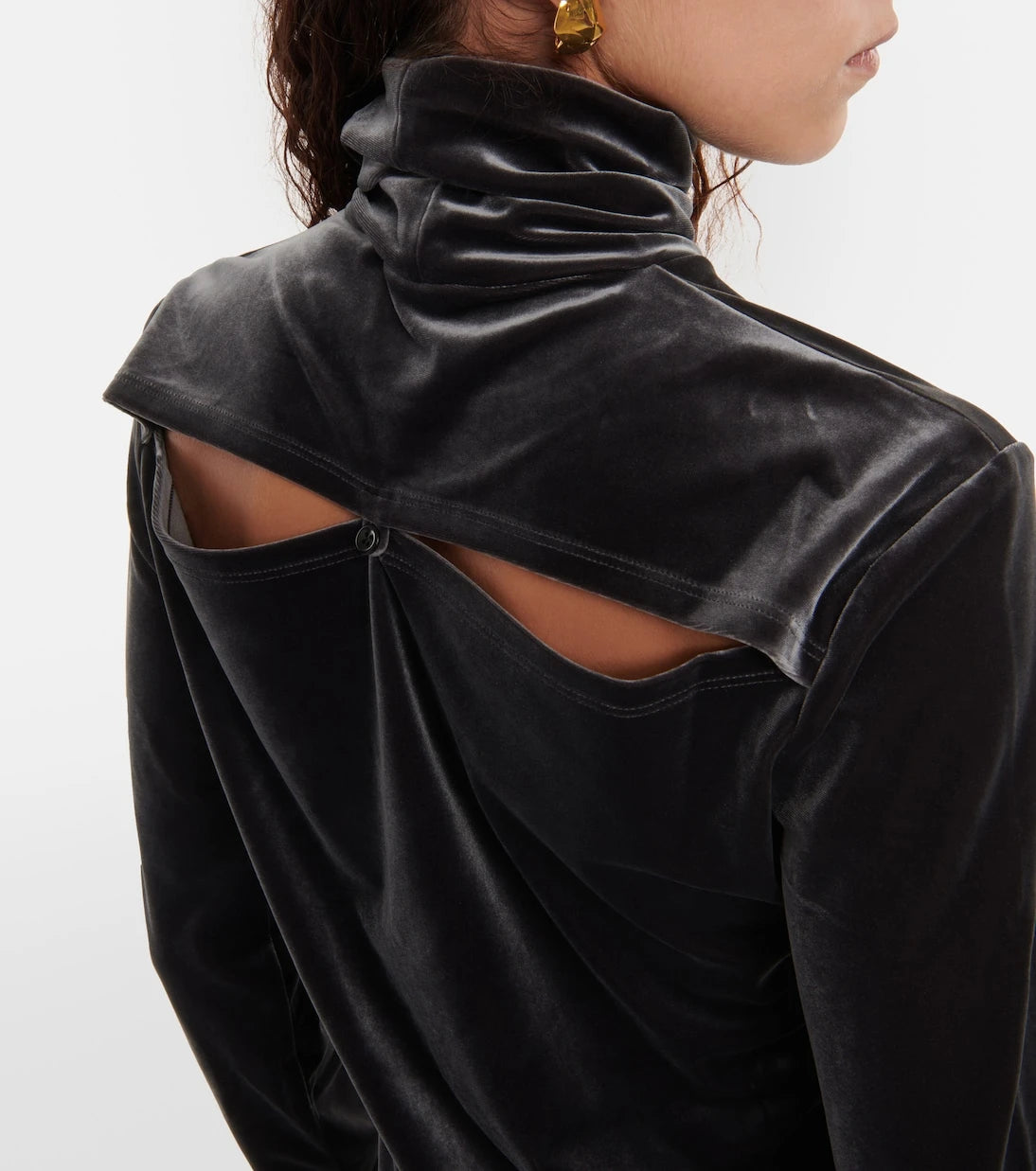 Proenza Schouler - White Label velvet turtleneck top