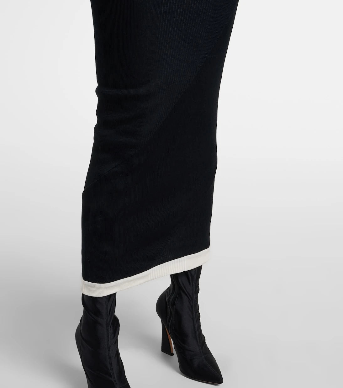 Jean Paul Gaultier - Layered cotton jersey maxi dress
