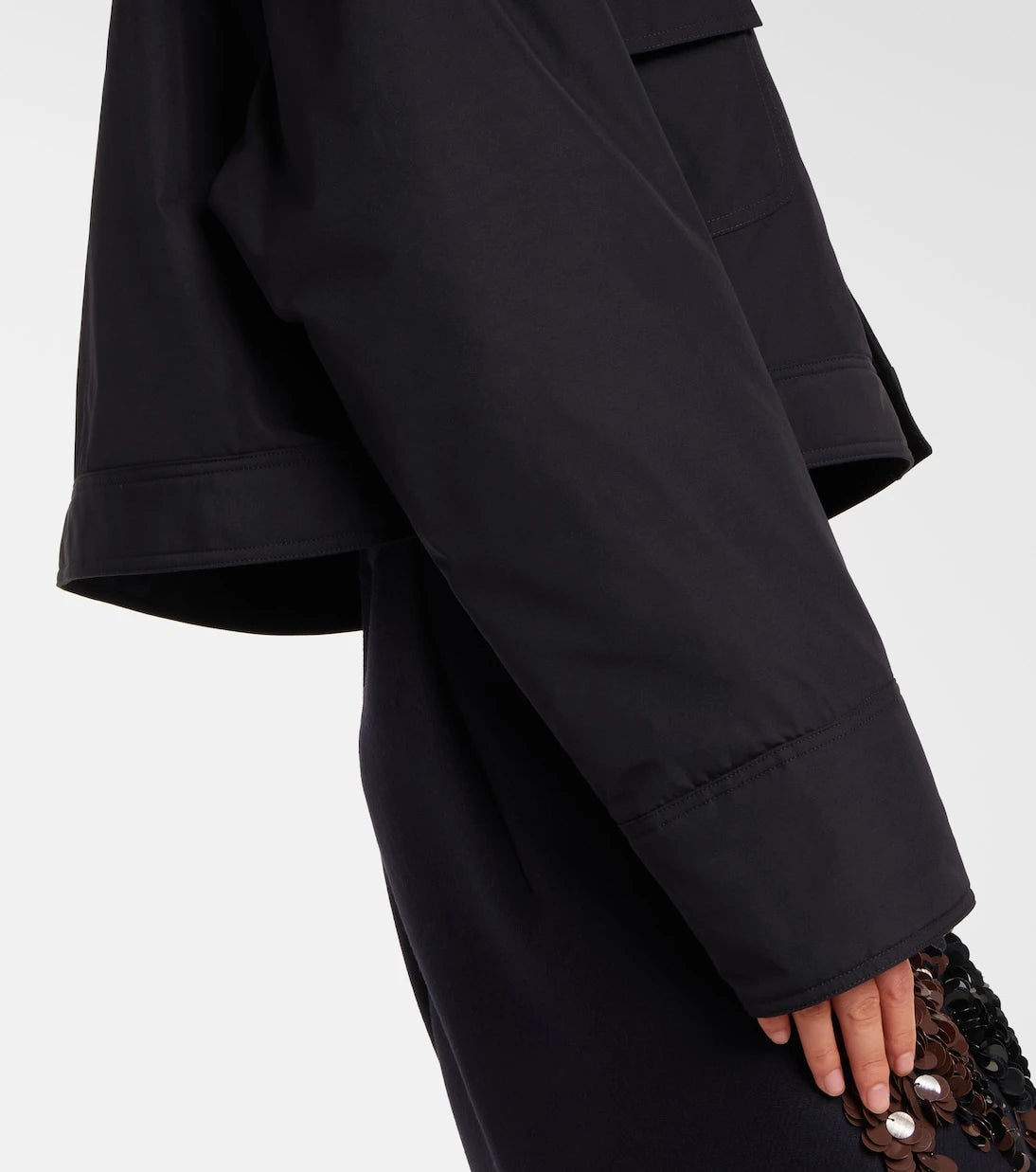 Plan C - Cropped twill jacket