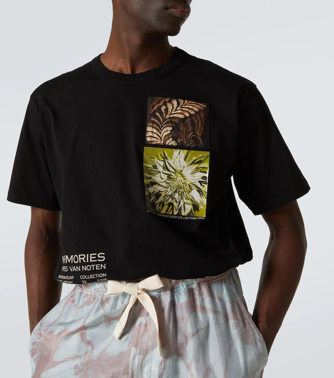 Dries Van Noten - Baskılı pamuk jarse Tişört