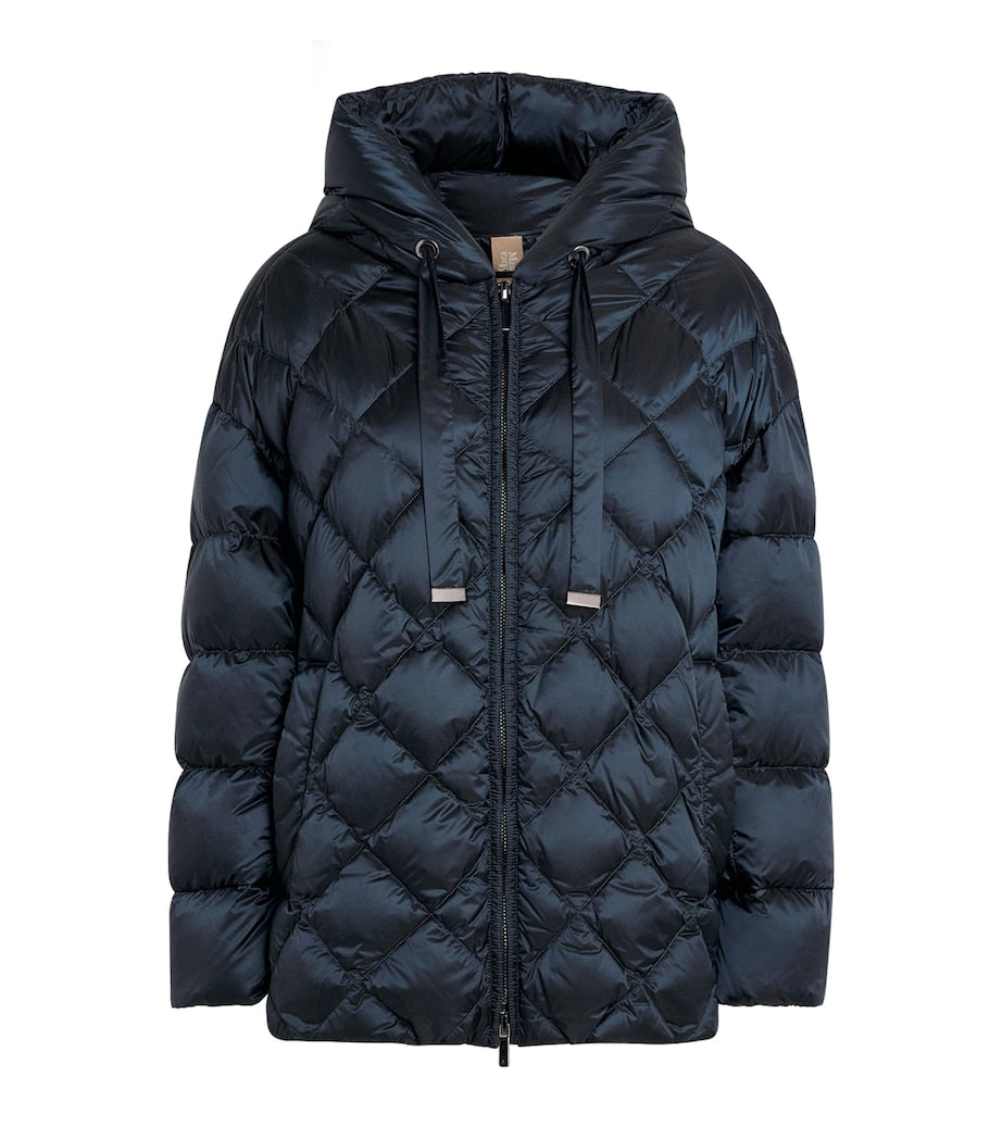 Blue Quilted Jacket