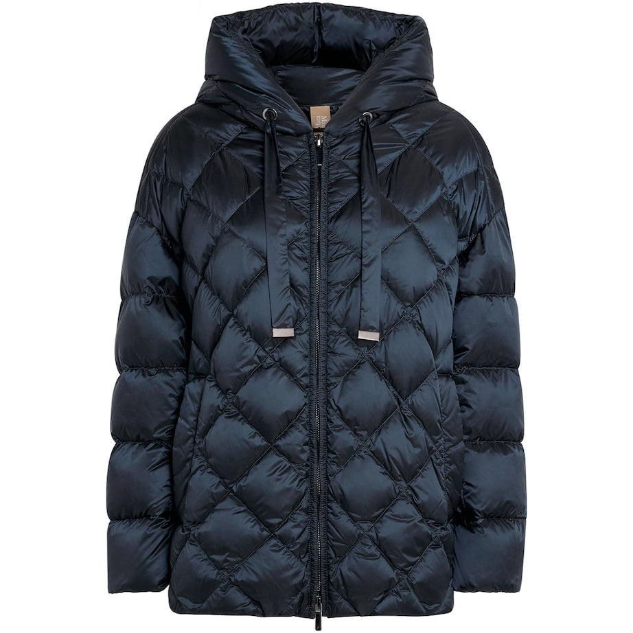 Blue Quilted Jacket