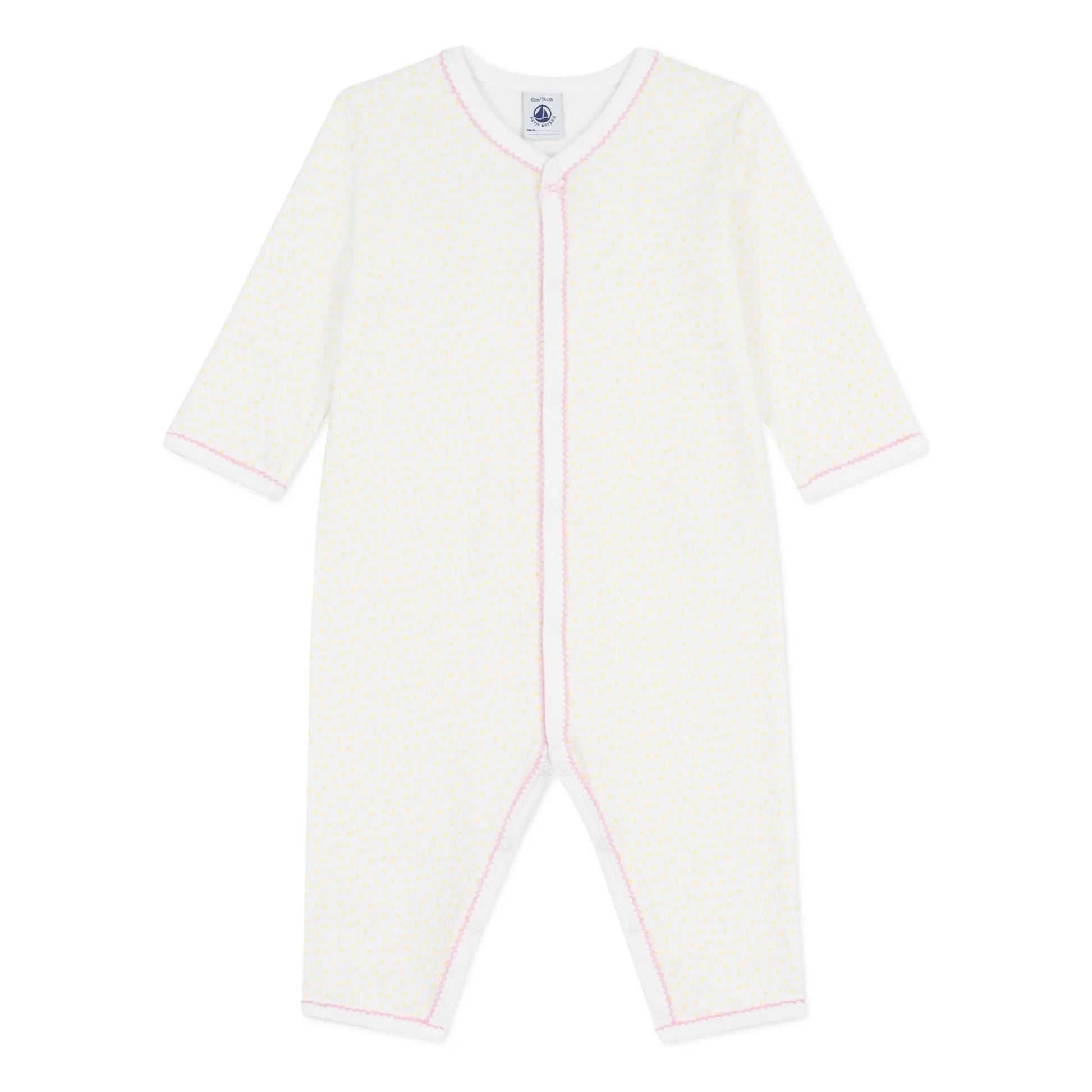 Petit Bateau - Dors Bien organic cotton pyjamas | White