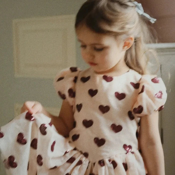Детска рокля Konges Sløjd HEARTLILY DRESS GRS