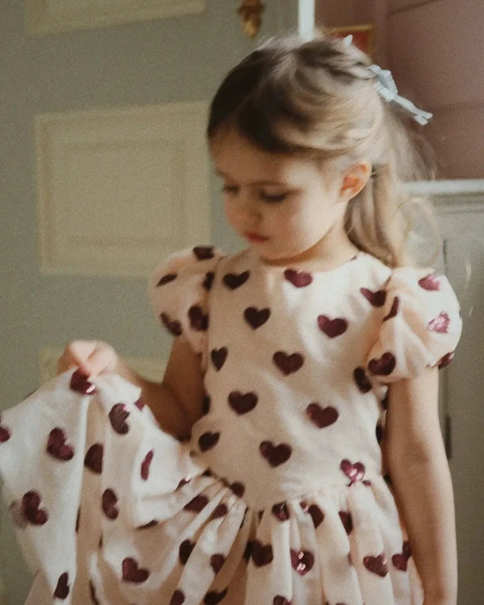 Детска рокля Konges Sløjd HEARTLILY DRESS GRS