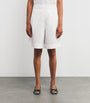 MAX&Co. White Nylon Elasticated Shorts