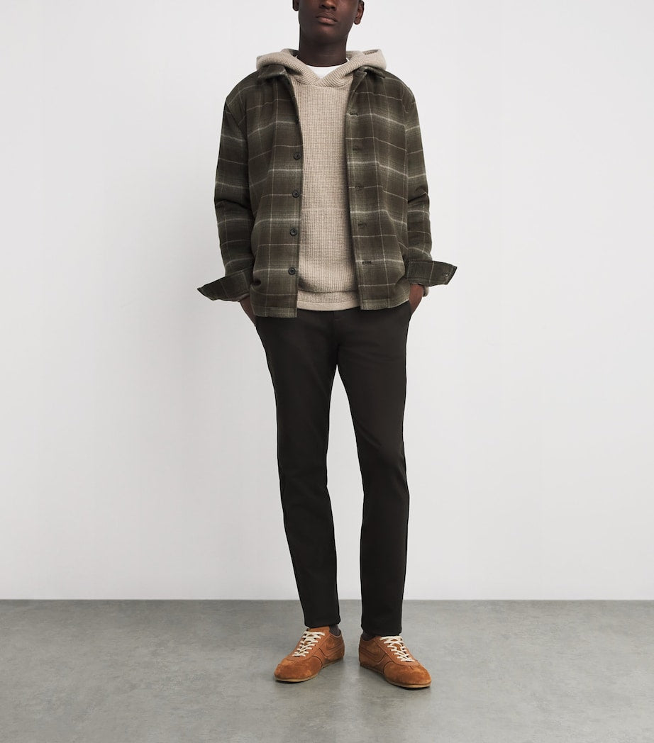 PAIGE Green Fleece-Lined Telford Overshirt